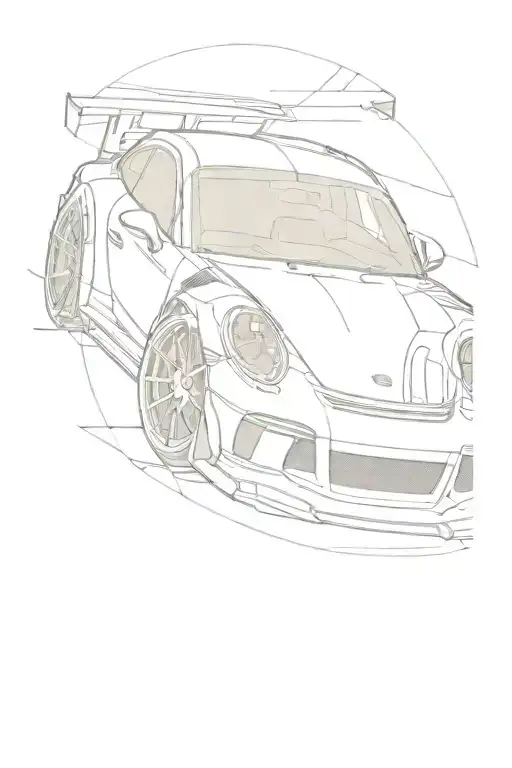 Front Of A 2024 Porsche Gt3 Rs