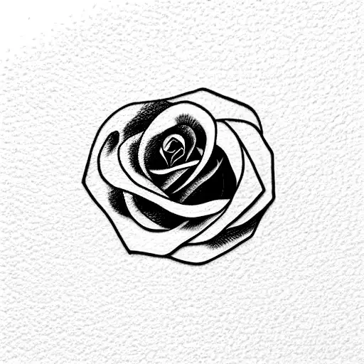 Rose With Letter P
