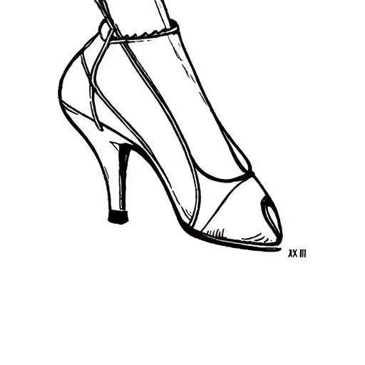 Pointe Shoe With Roman Number Xii Iii Mmxxiii