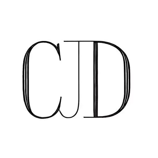 Stacked Letters Cjd
