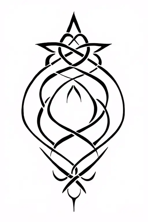 Thistle And Trinity Knot Intertwined