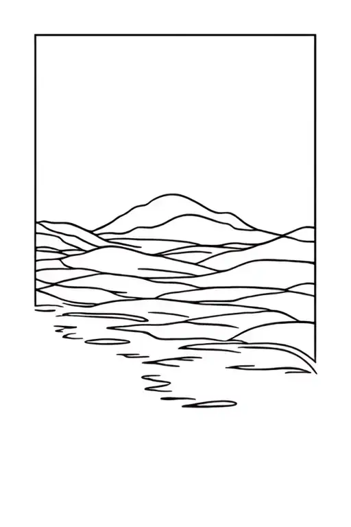 Mediterranean River Flowing