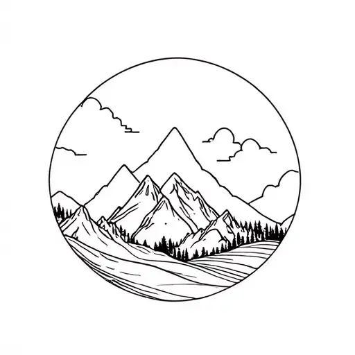 Scenic Mountain Landscape