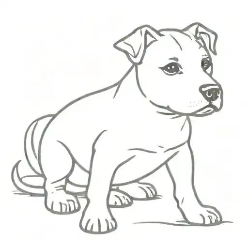 Staffy Puppy