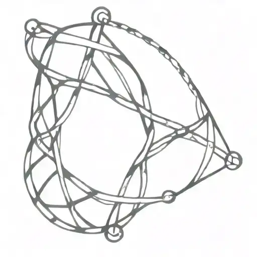 Ourobouris With Dna Double Helix Intertwined
