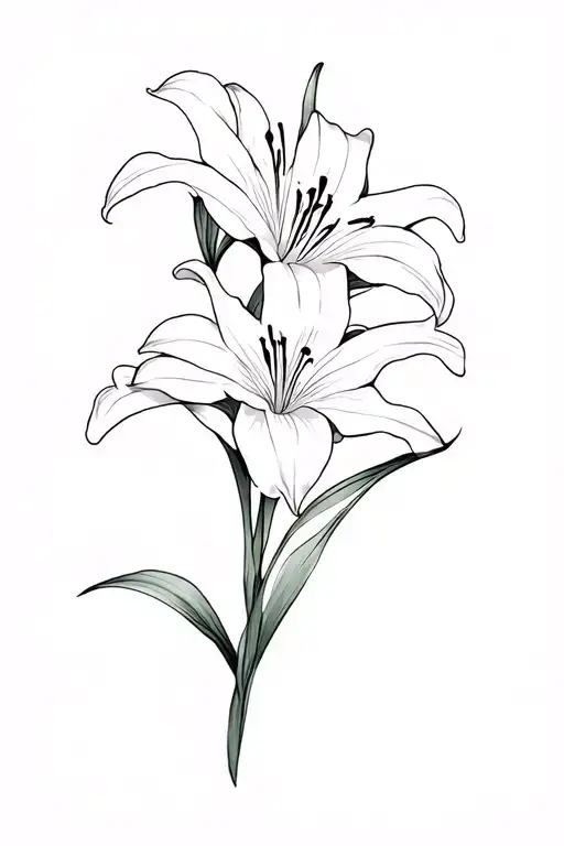 White Lillies Wrapping