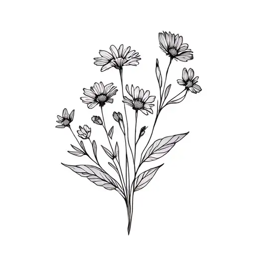 Boutique Of Wild Flowers With 12-18-95 Included