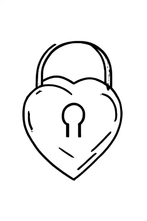 Heart Shaped Lock
