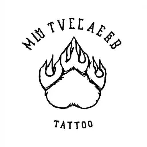 Pins Mountain Bear Paw