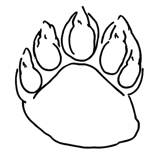 Pins Mountain Bear Paw