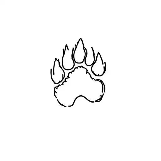 Pins Mountain Bear Paw