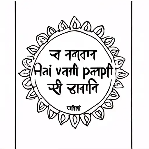 Jo Prapt Hai Vahi Paryapt Hai Make A Tattoo Design In Sanskrit