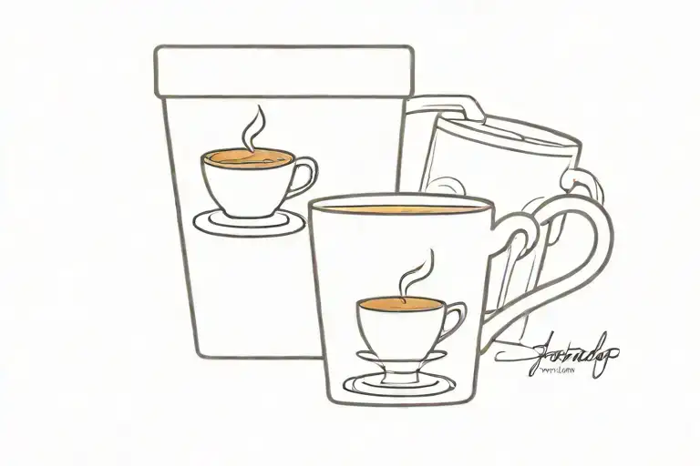 A Minimalist Coffee Cup With A Fashionable Twist