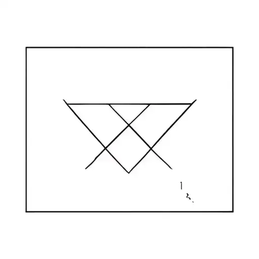 Triangle And Line Forearm Band