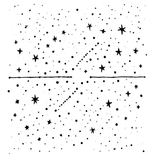 Many Small Stars And Dots