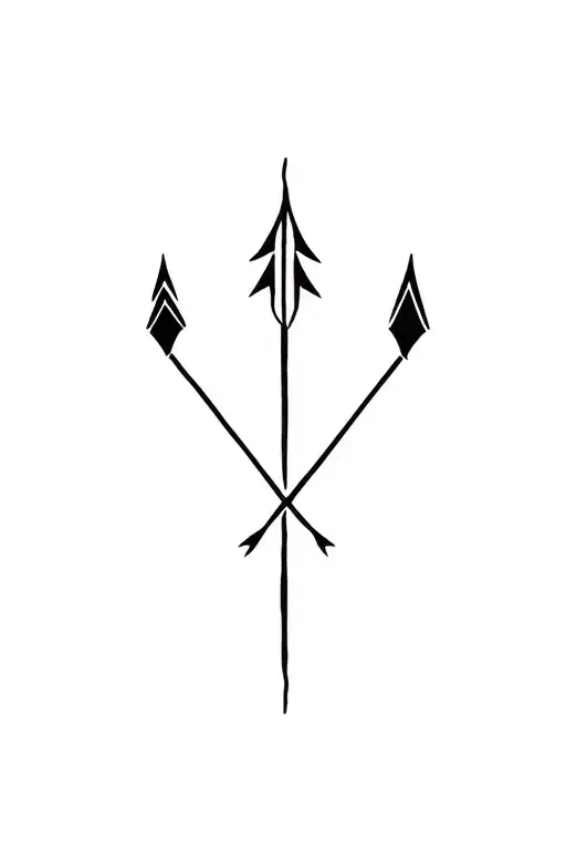 Minimal And Unique Viking Arrow