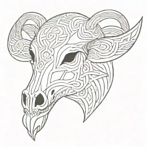 Celtic Boar Skull