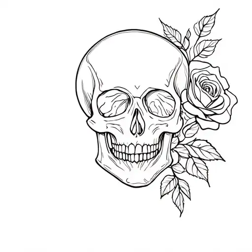 Dear Skull And Rose
