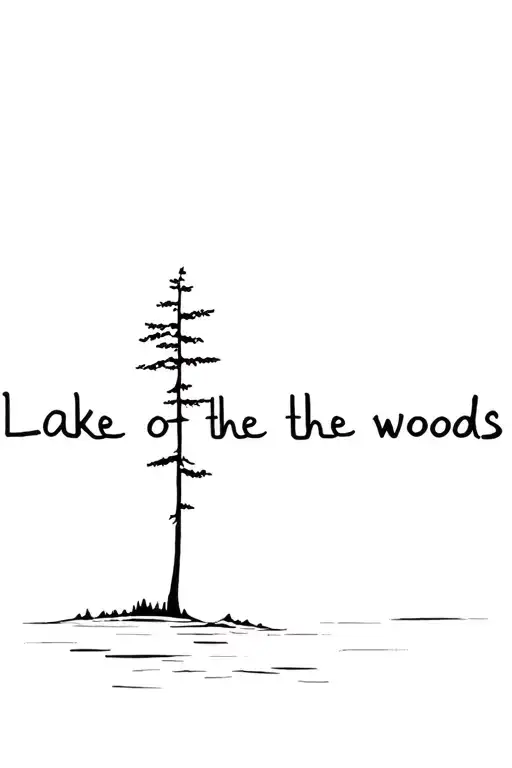 Something That Has The Lake And Says Lake Of The Woods