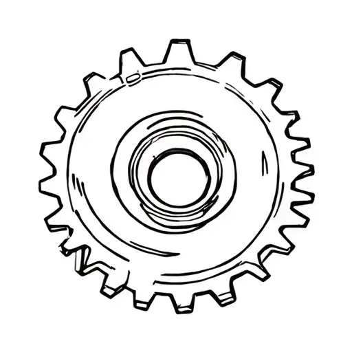 Sprocket Half Under Piston