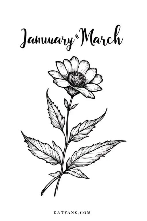 January And March Birth Flower