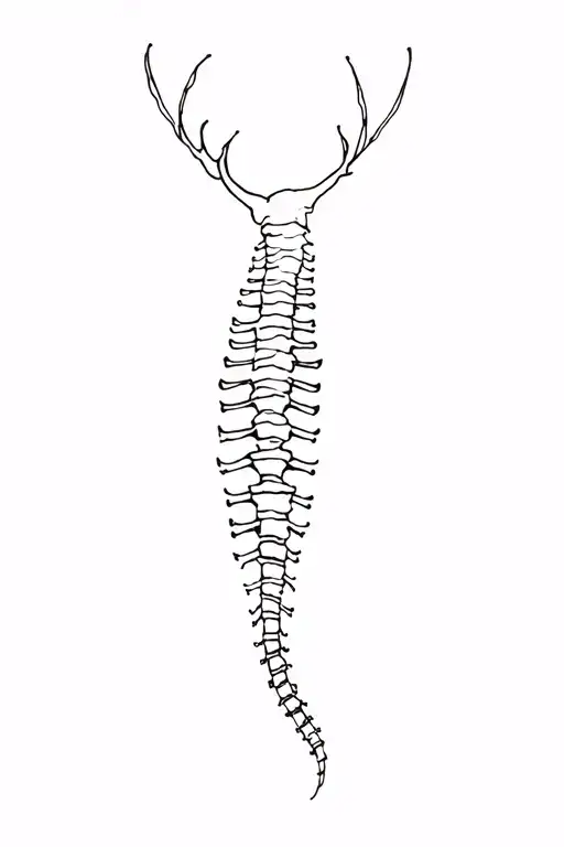 Aquarius Spine Tattoo Constalation Intertwines