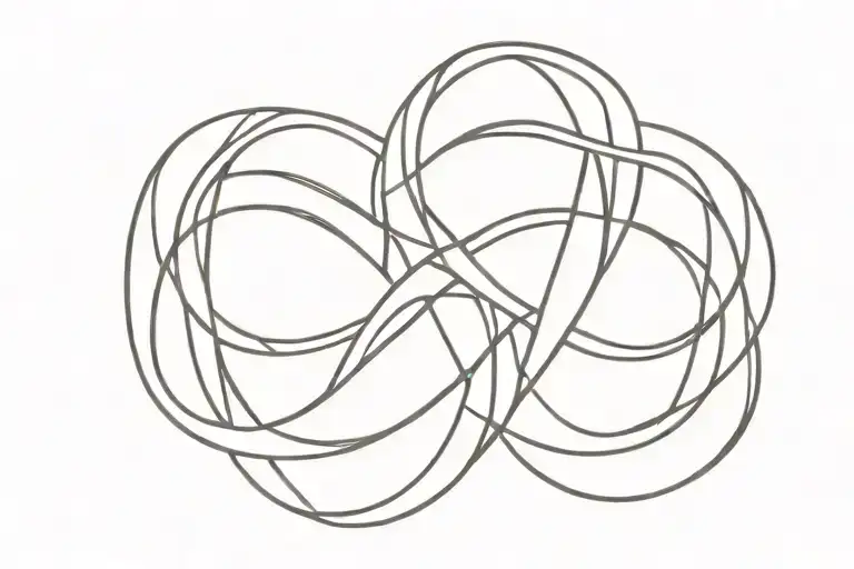 Infinity Symbol Intertwined