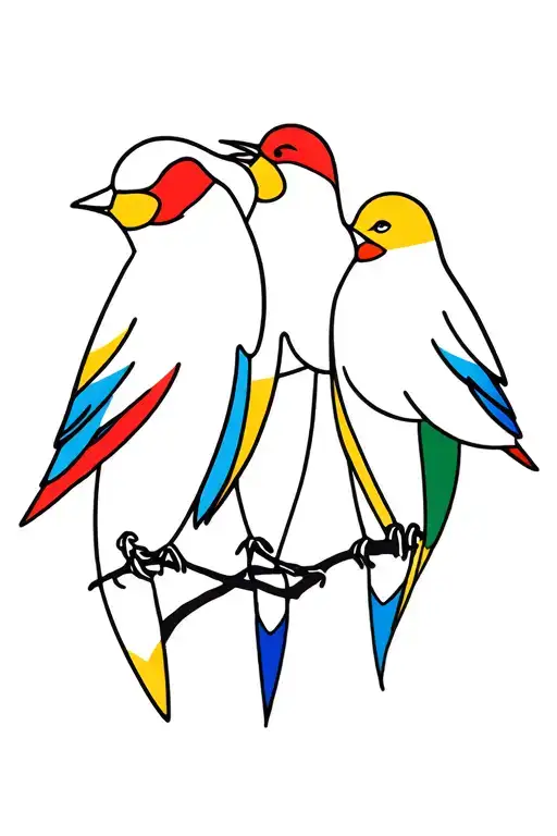 Three Birds Family Reggae Color Scheme