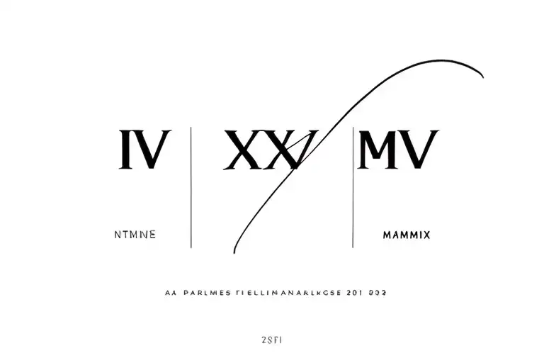 Tribute Tattoo With The Date Iv Xxv Mmix