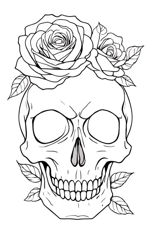 Skull And Roses
