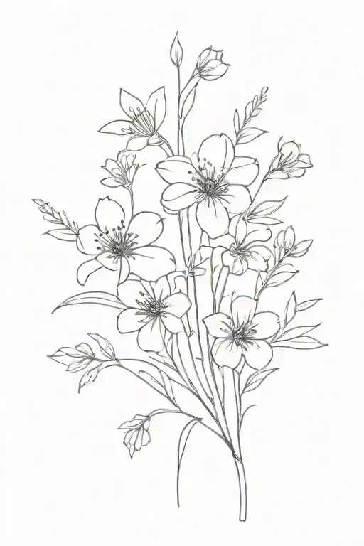 Wildflower Bouquet With Stem