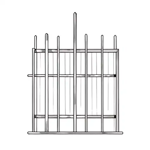 Flash Design Featuring Jail Cell Bars