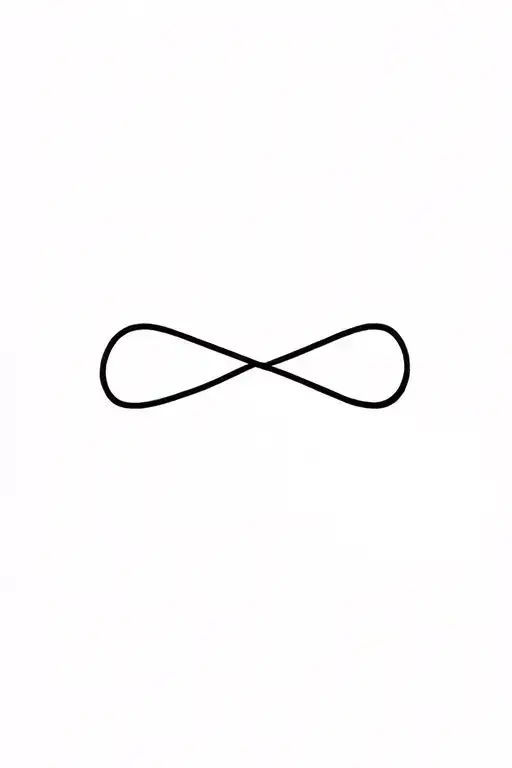 Minimalist Distance Friendship Love Infinity