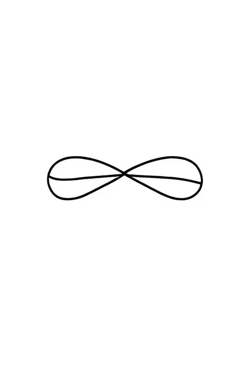 Minimalist Distance Friendship Love Infinity