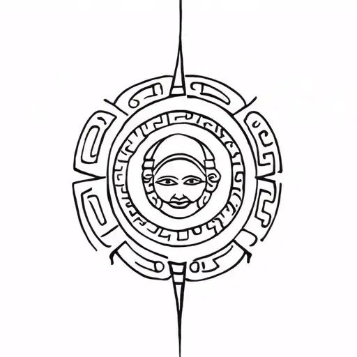 Mayan God Symbol
