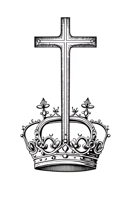 Cross And Crown Made