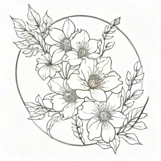 Birth Flower Bouquet