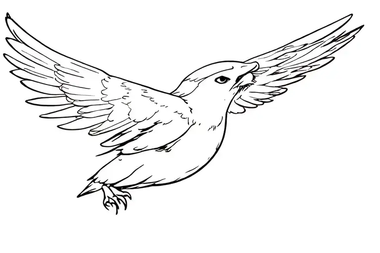 Hedwig Flying