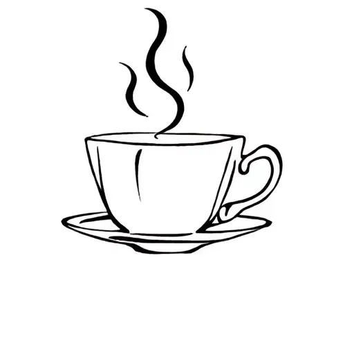 Tea Cup With Steam