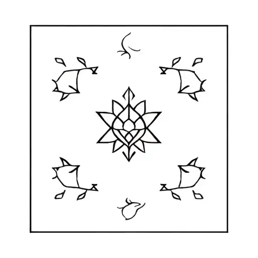 Tea Moroccan Berber Pattern