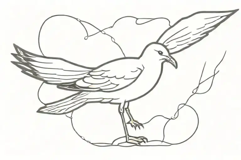 Seagull And A Chip