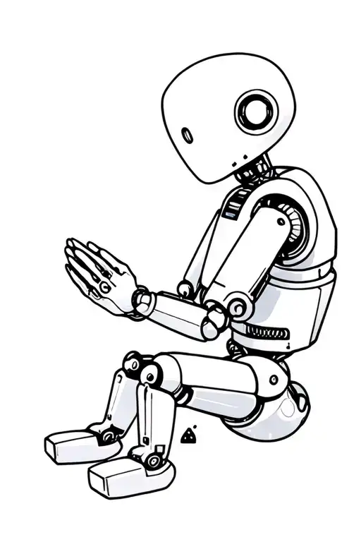 Robot Toy Praying