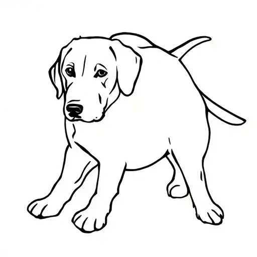 Simplified Labrador Dog