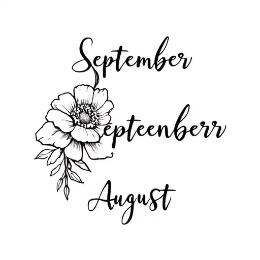 September And August Birth Flower