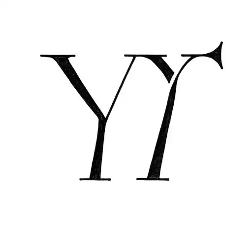 Corazon Letter V Y And Letter M