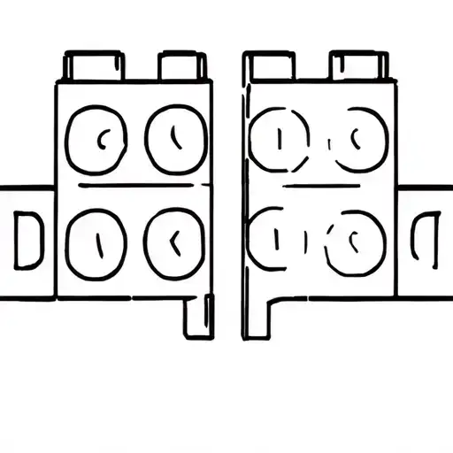 Two Lego Bricks Missing Each Other
