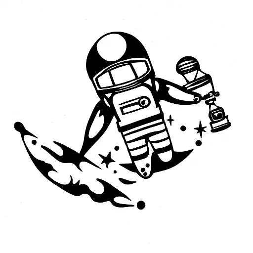 Diver In Space