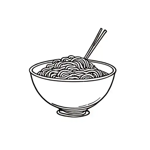 Ramen Bowl Filled
