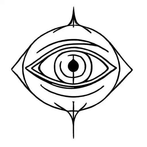Hecatean Evil Eye With Protection Rune
