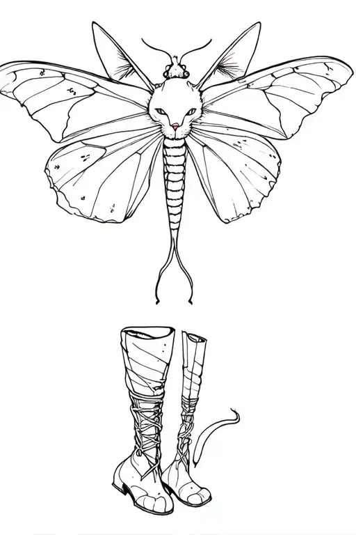 Puss In Boots And Death Moth